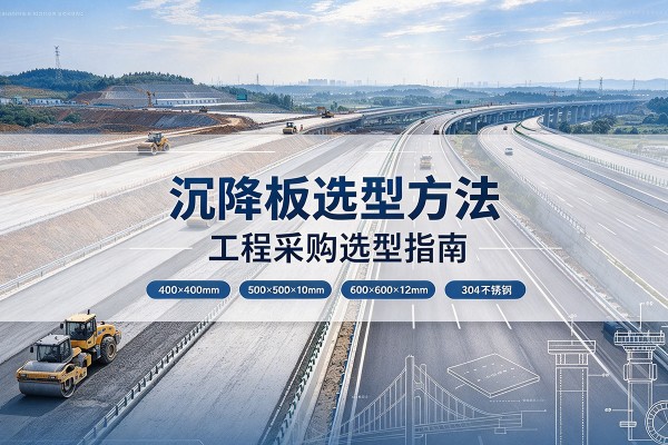 襄城沉降板选择方法