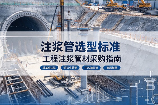 襄城注浆管选型标准