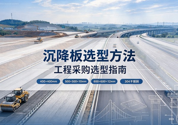 襄城沉降板选择方法
